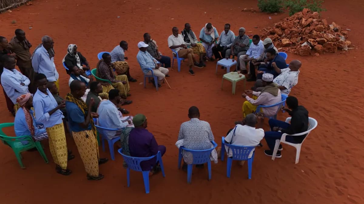PUNTLAND: Wasiiro la kulmay odayaasha deegaanka Daarusalaam ee gobolka Mudug.