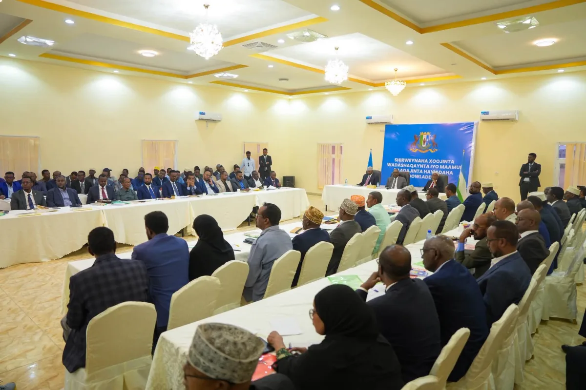 Saddexda gole ee Dowladda Puntland oo shir uga furmay Garoowe.