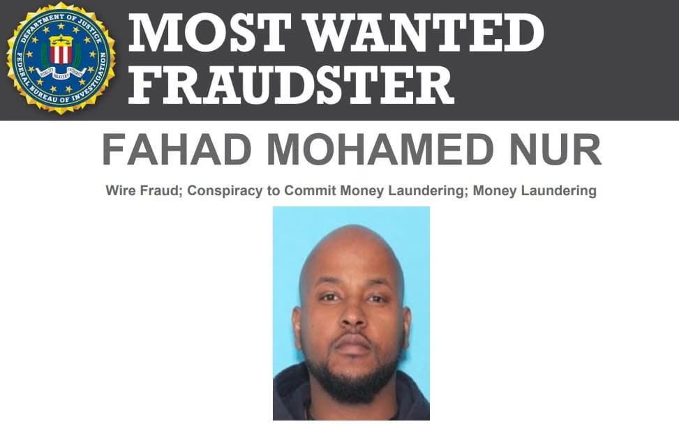FBI oo $150,000 ku bixinaysa Fahad Nur oo Soomaaliya ku sugan
