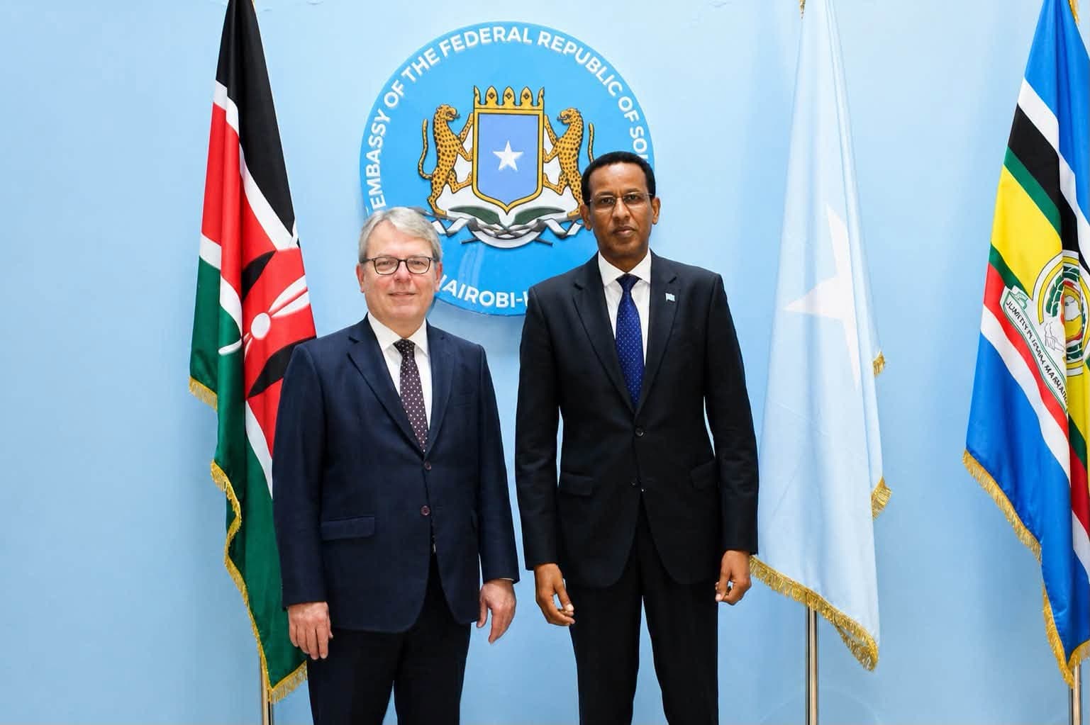 Danjiraha cusub ee Brazil oo lagu soo dhaweeyay Safaaradda Soomaaliya