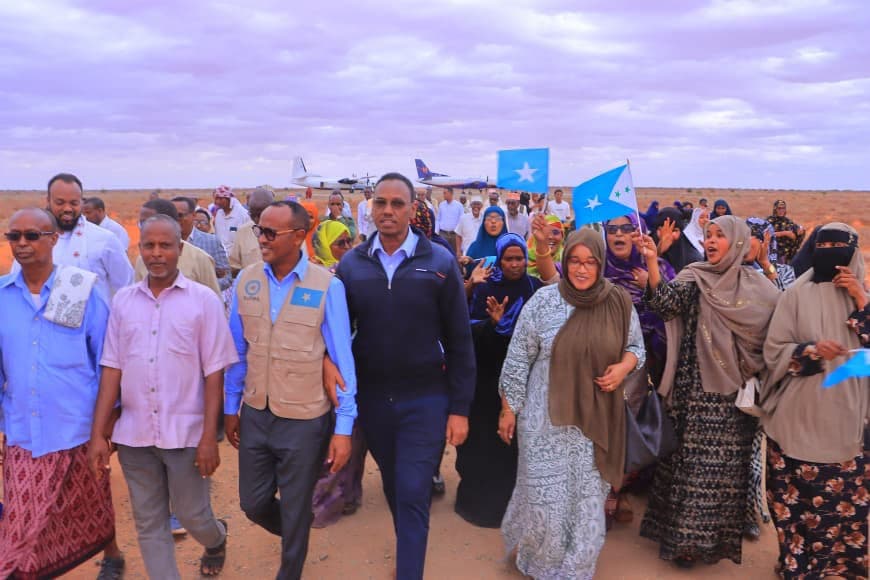 Mas’uuliyiin ka tirsan Dowladda Federaalka iyo Galmudug oo gaaray Caabudwaaq si ay u qiimeeyaan xaaladda bani’aadannimo
