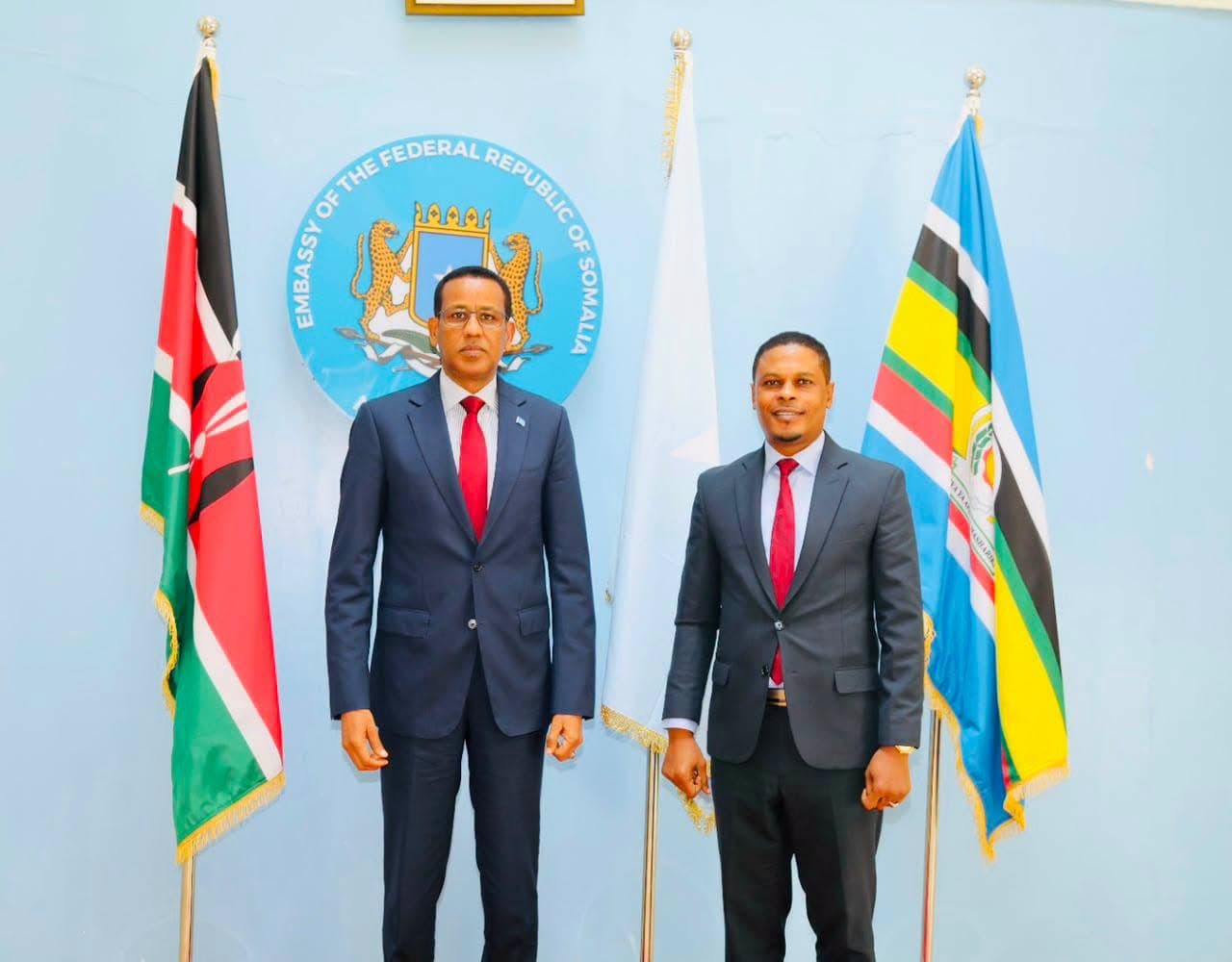 Wasiirka Warfaafinta Soomaaliya oo Booqday Safaaradda Soomaaliya ee Kenya