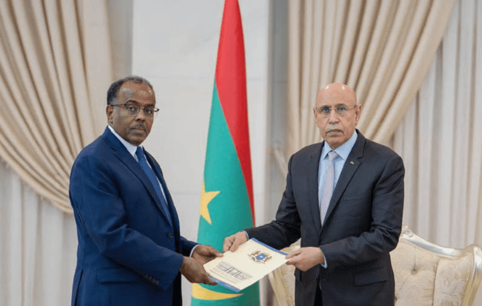Mauritanian president receives message from Somalia’s counterpart Hassan Sheikh
