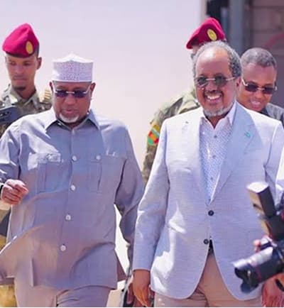 President Hassan Sheikh Arrives in Baidoa for Aden Madobe’s Inauguration Amid Deep Political Tensions